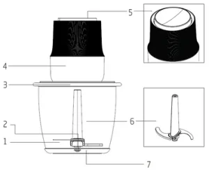 خردکن بکو 81442BX