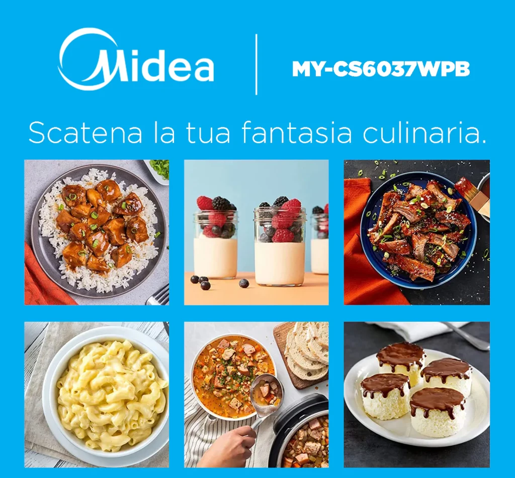 مولتی کوکر میدیا مدل MY-CS6037WPB