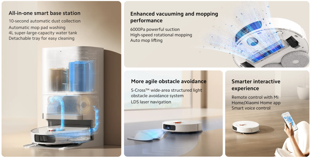 جارو رباتیک شیائومی مدل X20 Plus
