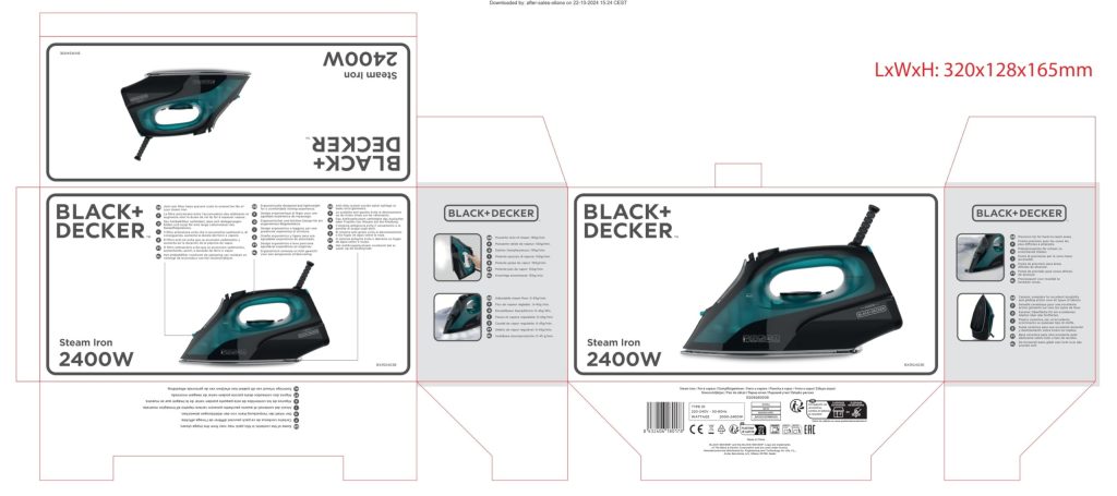 اتو بخار بلک اند دکر مدل BXIR2403E