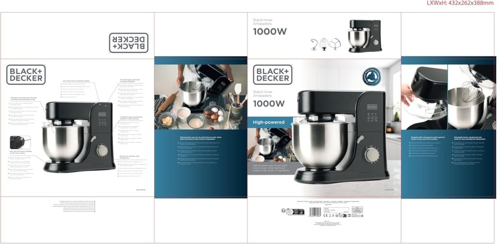 ماشین آشپزخانه بلک اند دکر مدل BXKM1001E